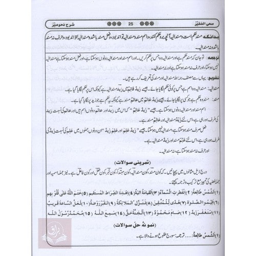 سعي الفقير شرح اردو نحو مير